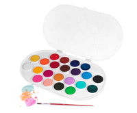 JOVI Watercolor Paint Set 30 mm, 22 pcs with Brush