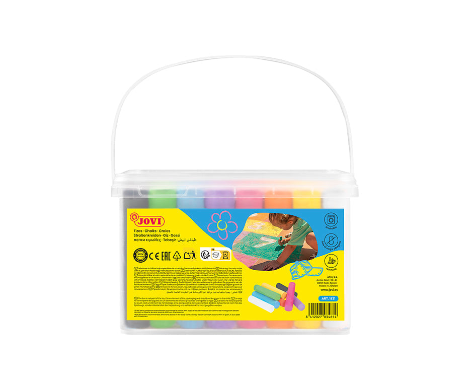 Jumbo sidewalk chalk JOVI - 48 pcs