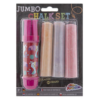 Jumbo Sidewalk Chalk with Holder, Set of 3 | various shades — image 4