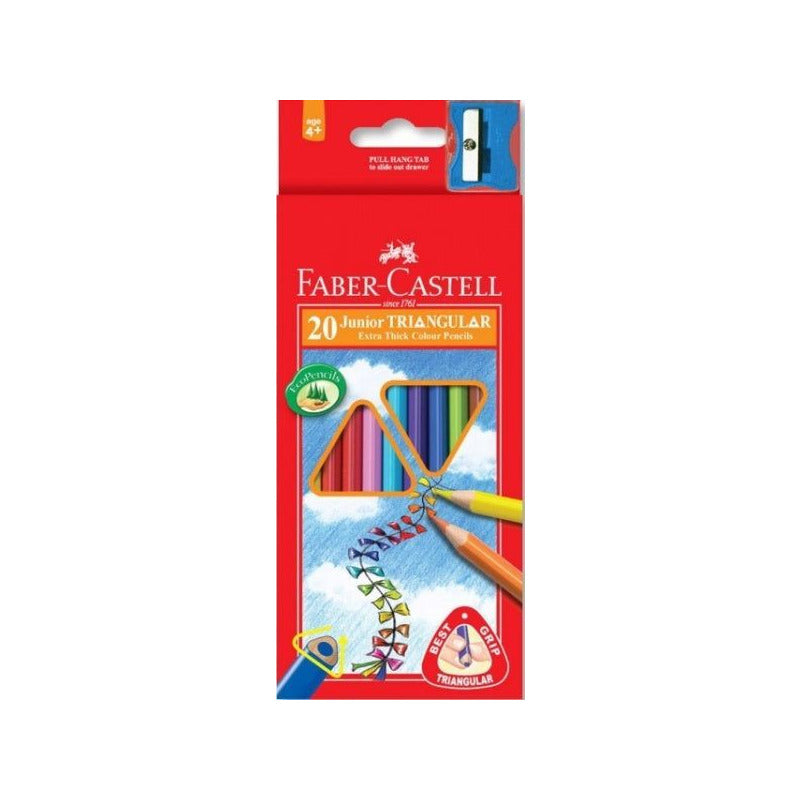 Junior Grip Colored Pencils Set of 20