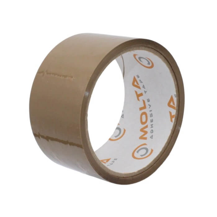Кафява самозалепваща се лента 48 mm x 100 m — изображение 1