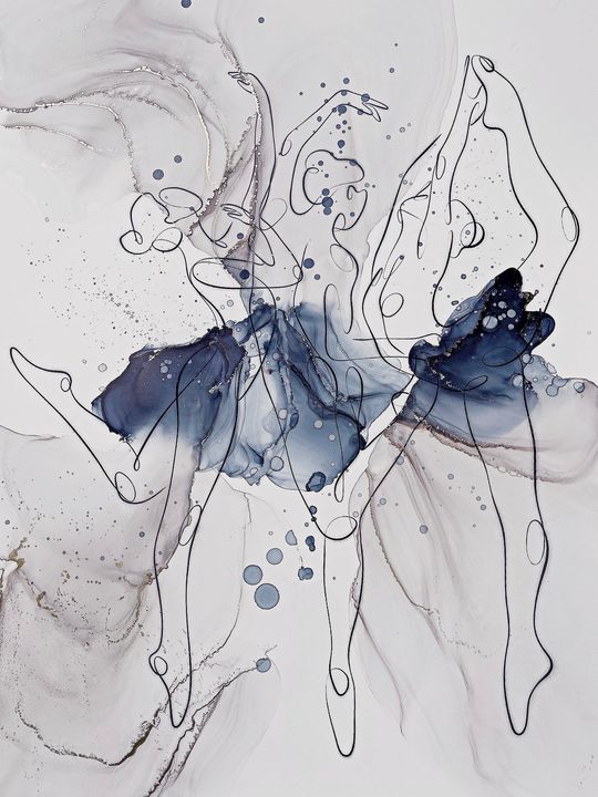 Kamenskaya Ink Set 'Ballerinas'