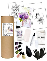 Kamenskaya Ink Set 'Girls and Flowers'
