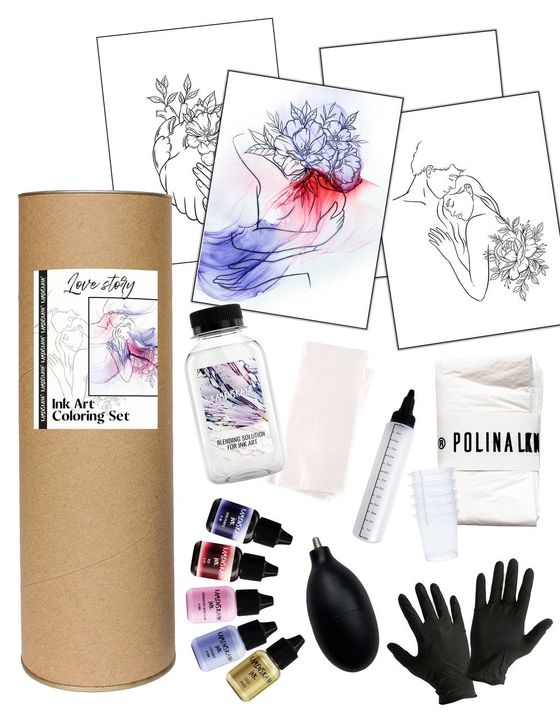 Kamenskaya Ink Set 'Love Story'