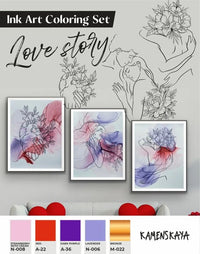 Kamenskaya Ink Set 'Love Story'