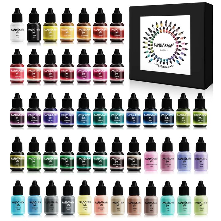 Kamenskaya Mini Alcohol Ink Set, 50 x 5 ml — image 1