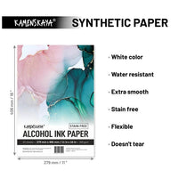 KAMENSKAYA Synthetic Paper Set for Alcohol Inks | various sizes — image 2