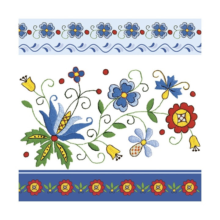 Kashubian Folk 8 Eco Decoupage Napkins - 1 pc