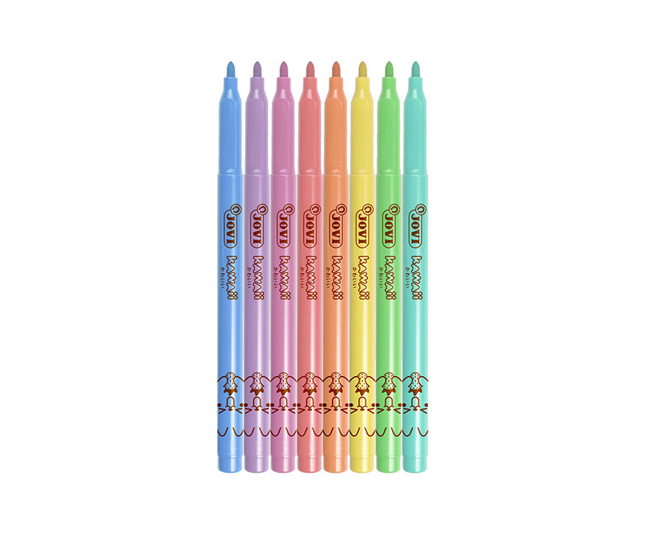 Kids' markers JOVI Kawaii / set of 8 pcs - 3 mm