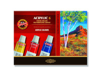 KOH-I-NOOR Acrylic Paint Set / 6 x 16 ml