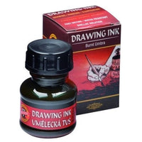 KOH-I-NOOR Artistic Ink, 20 g – 2600 Burnt Umber