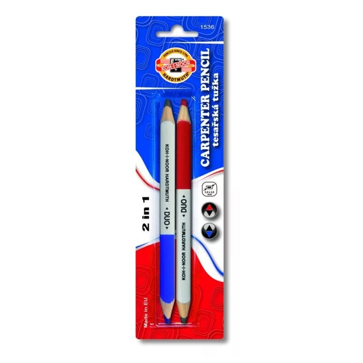 KOH‑I‑NOOR DUO Carpenter Pencil, Set of 2