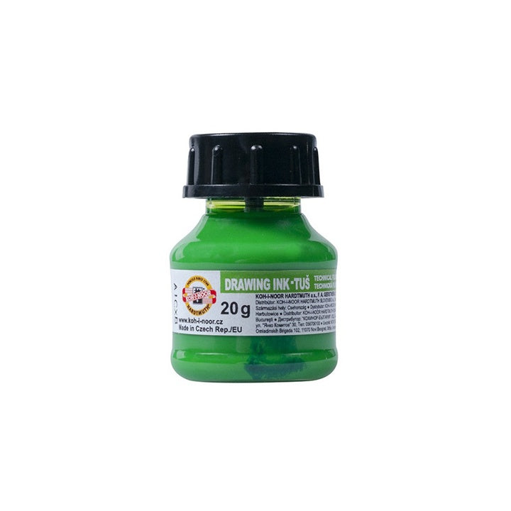 Koh-I-Noor Fluorescent Technical Ink, 20 g – Green