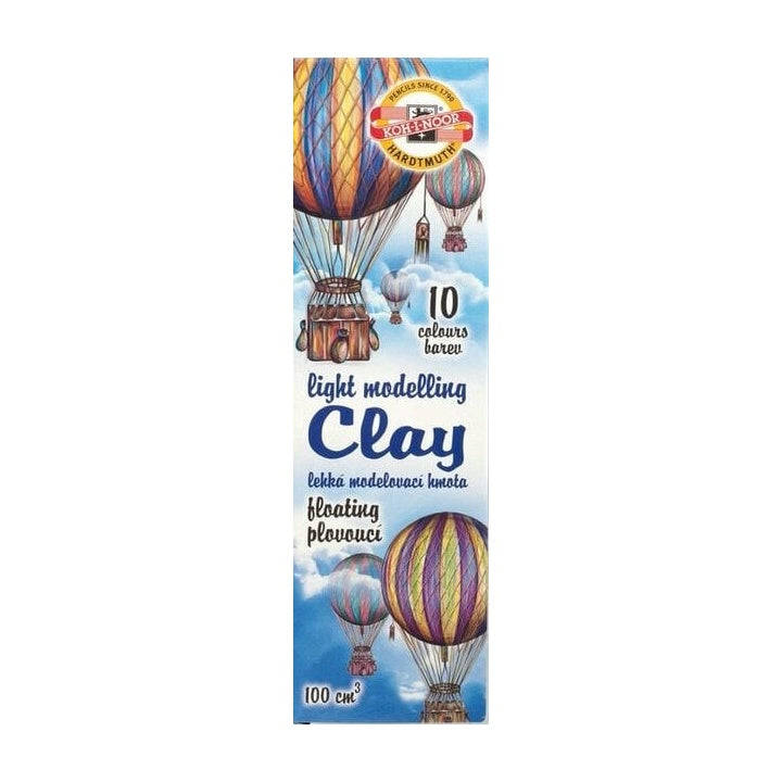 KOH-I-NOOR Lightweight Modeling Clay, Set of 10 Colors