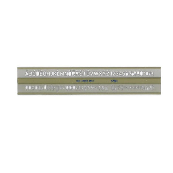 KOH‑I‑NOOR School Letter Stencil, 7 mm