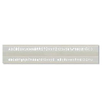 KOH‑I‑NOOR School Stencil, Letters, 5 mm