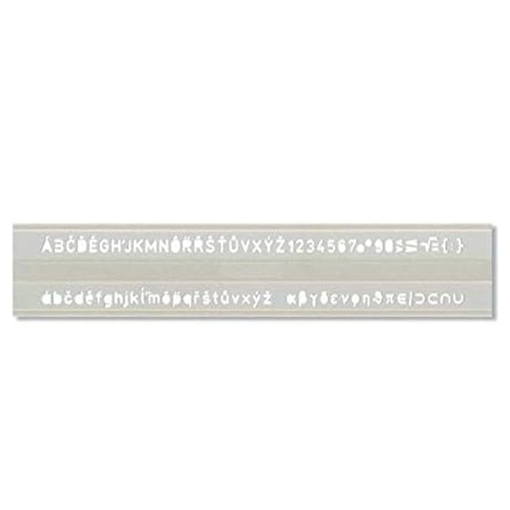 KOH‑I‑NOOR School Stencil, Letters, 5 mm