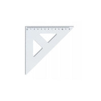 KOH-I-NOOR Set Square with Perpendicular Line, 12 cm