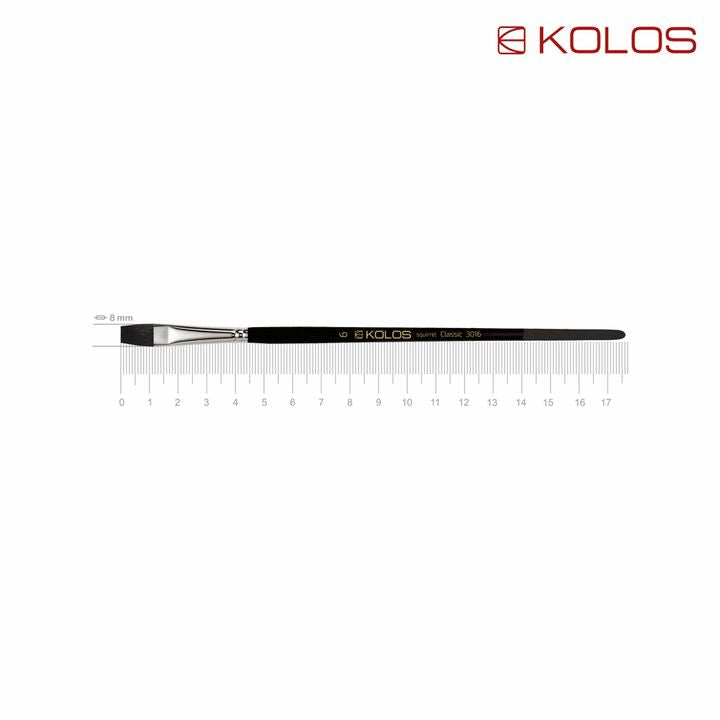 KOLOS Classic 3016 Squirrel Flat Brush | various sizes — image 5