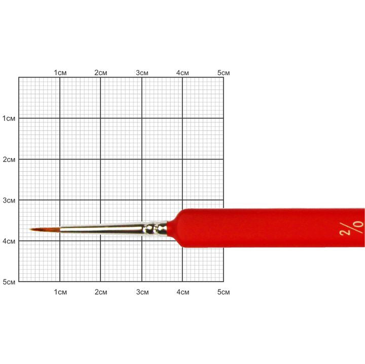 KOLOS Round Kolinsky Nail Art Brush 3009L | various sizes — image 4
