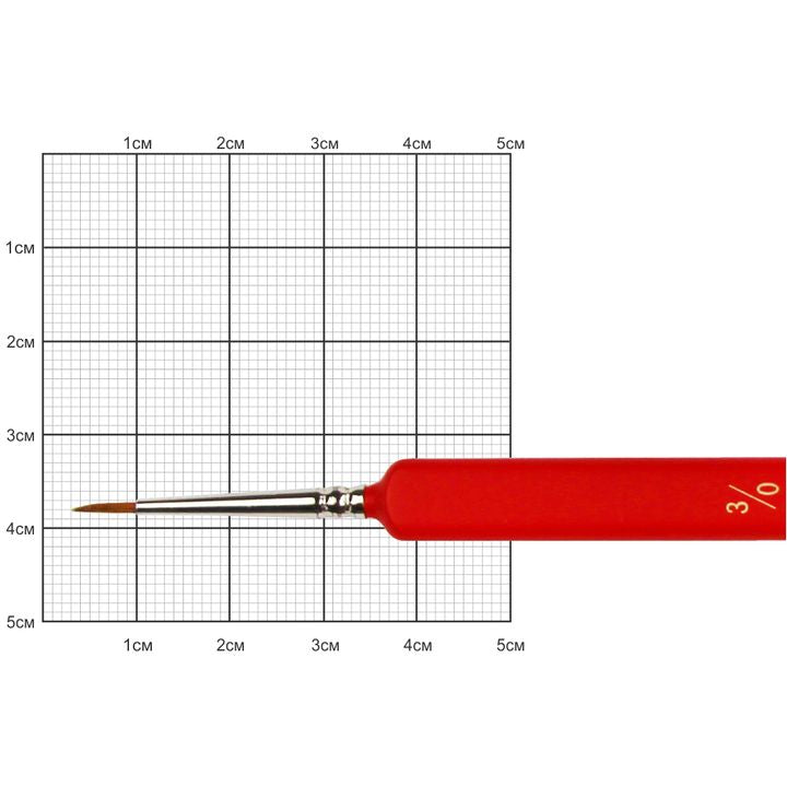 KOLOS Round Kolinsky Nail Art Brush 3009L | various sizes — image 5