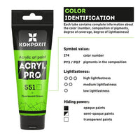 Комплект акрилни бои ACRYL PRO CREATIVE — изображение 6