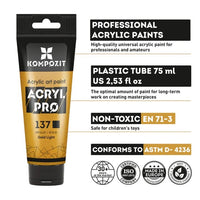 Комплект акрилни бои ACRYL PRO METALLIC — изображение 4