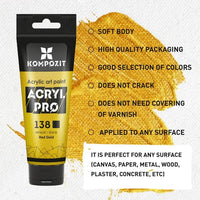 Комплект акрилни бои ACRYL PRO METALLIC — изображение 5