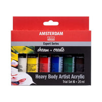 Комплект акрилни бои AMSTERDAM Expert Series 6 х 20 мл — изображение 1