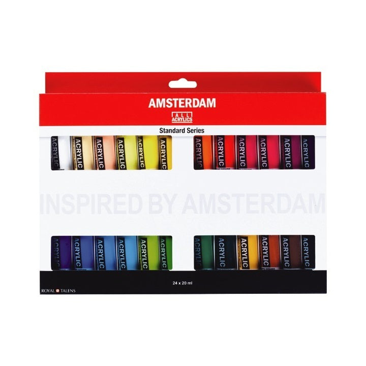 Комплект акрилни бои AMSTERDAM STANDARD SERIES - 24x20ml — изображение 1