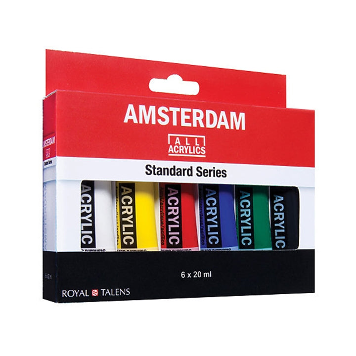 Комплект акрилни бои AMSTERDAM STANDARD SERIES - 6x20ml — изображение 1