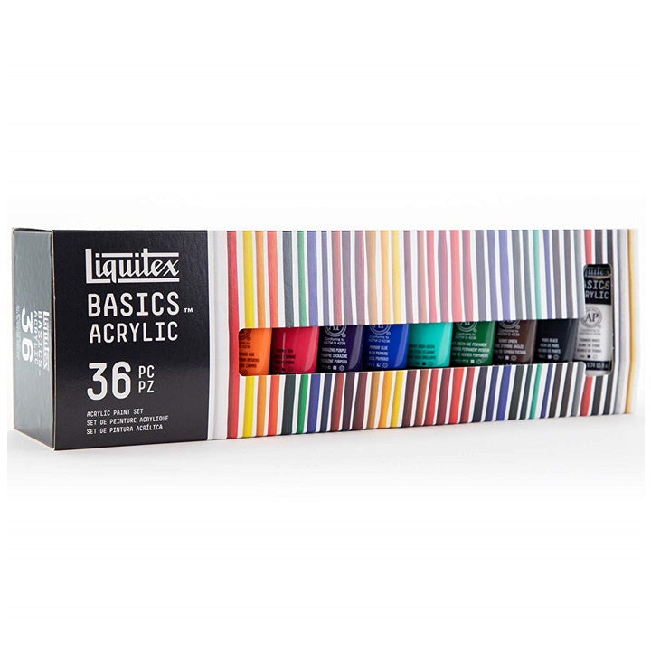 Комплект акрилни бои Liquitex Basics - 36x22 мл — изображение 1