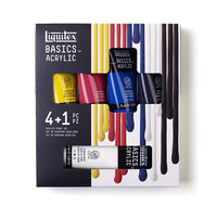 Комплект акрилни бои Liquitex Basics - 4x75 мл + 1x118 мл — изображение 1