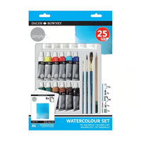 Комплект акварелни бои Daler Rowney с аксесоари 25 бр. — изображение 1