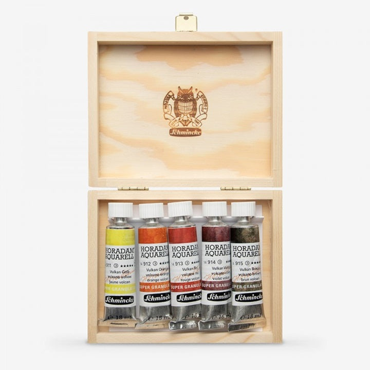 Комплект акварелни бои в тубички Schmincke Super Granulation 5x15 ml - Вулкан — изображение 1