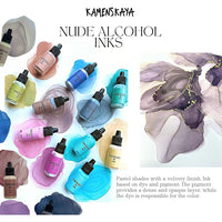 Комплект алкохолни мастила NUDE KAMENSKAYA 16 x 15 ml — изображение 3
