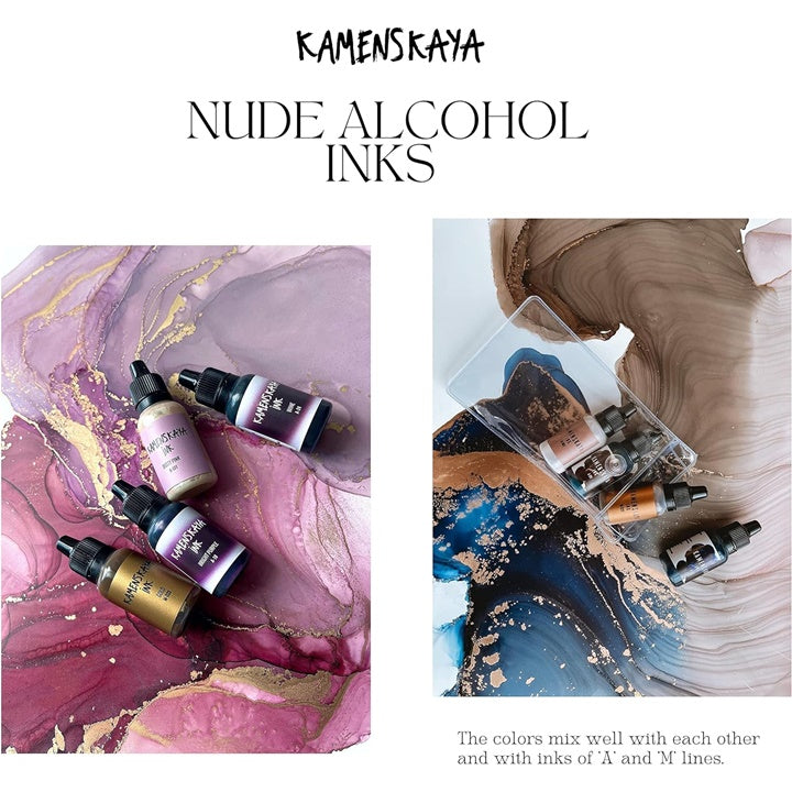 Комплект алкохолни мастила NUDE KAMENSKAYA 16 x 15 ml — изображение 5