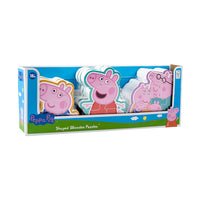 Комплект дървени пъзели за деца PEPPA PIG 3 бр. — изображение 1