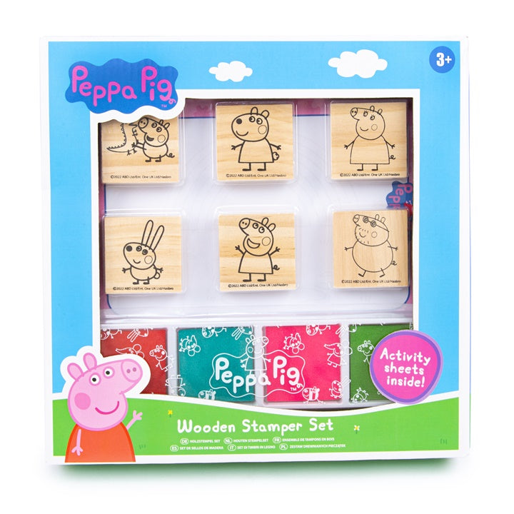 Комплект дървени печати PEPPA PIG — изображение 1