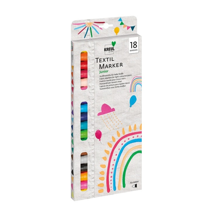Комплект флумастери KREUL JAVANA Texi Max SUNNY 18 броя — изображение 1