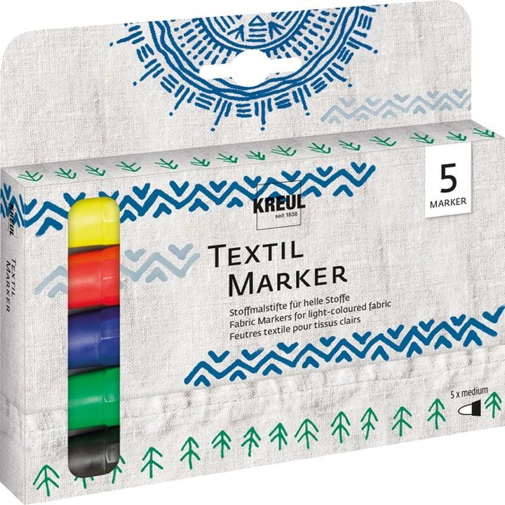 Комплект флумастери KREUL JAVANA Texi Max SUNNY  5 броя — изображение 1