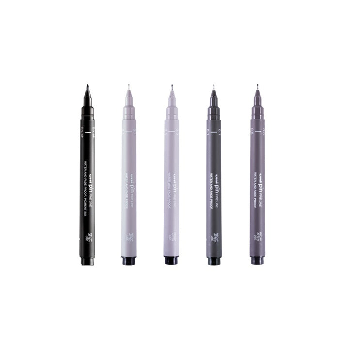 Комплект маркери UNI PIN fineliner Elegant Tones 5 бр. — изображение 2