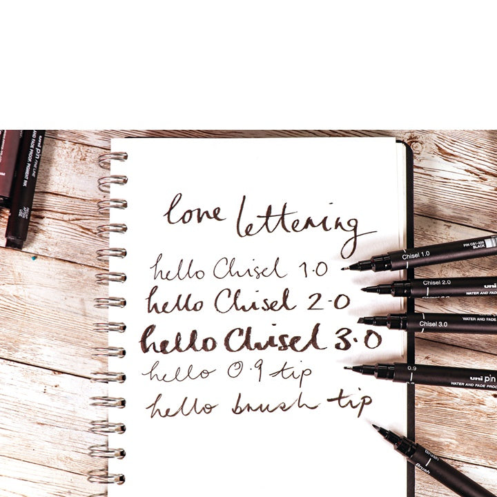 Комплект маркери UNI PIN fineliner Love Lettering 5 бр. — изображение 3