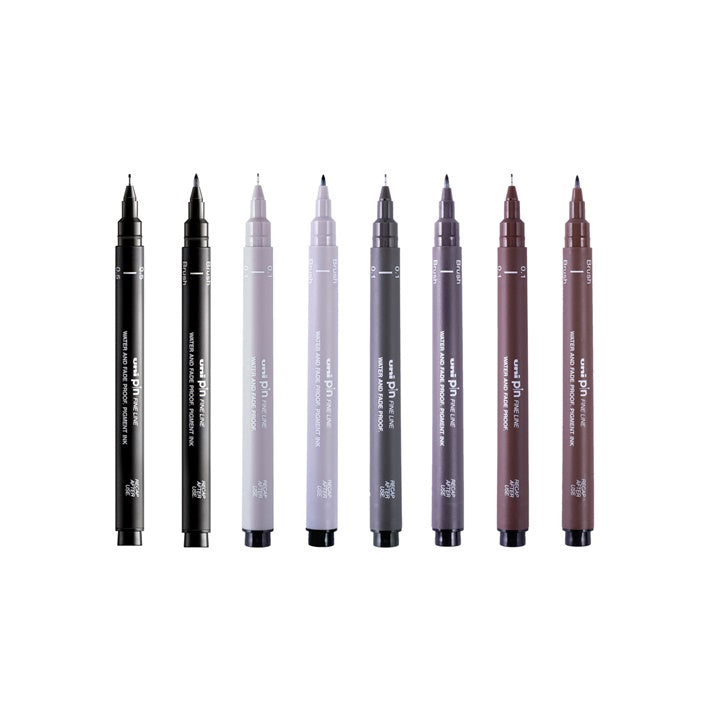 Комплект маркери за фини линии UNI PIN Creative Strokes 8 бр. — изображение 2