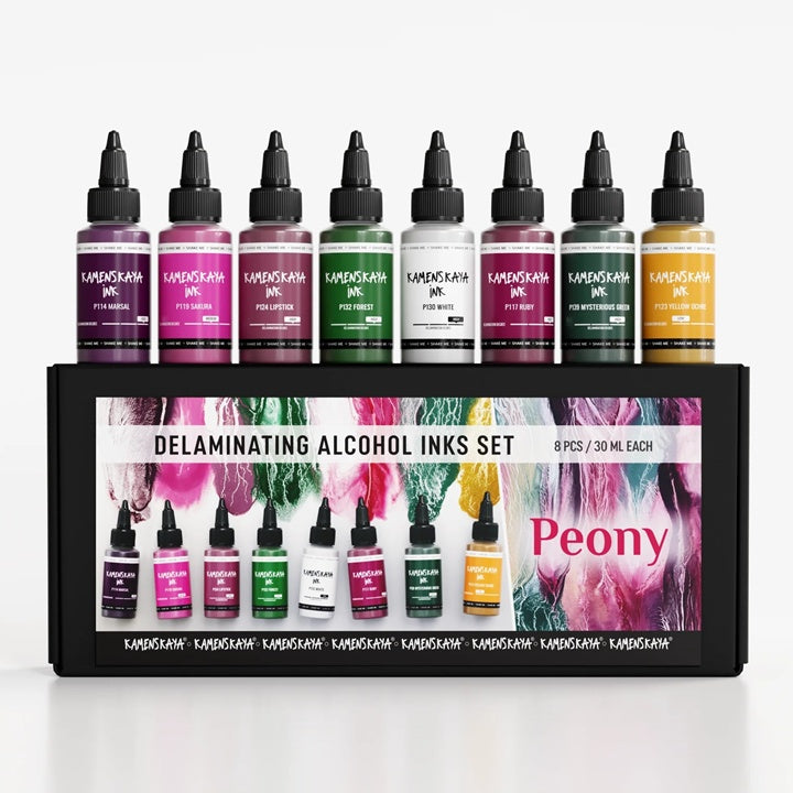 Комплект мастило за деламиниране KAMENSKAYA 'Peony' — изображение 1