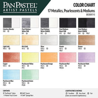 Комплект пастели PanPastel Metallic и Pearlescent със златни медиуми - 17 бр. — изображение 2