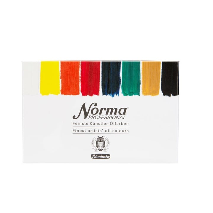 Комплект професионални маслени бои в тубички Schmincke Norma Professional 8 x 20 ml — изображение 1