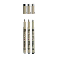 Комплект технически химикалки Sakura Pigma Micron 3 fineliners — изображение 2