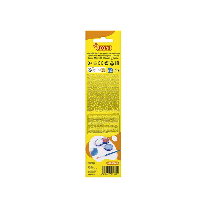 Комплект за боядисване на лице Adventure с аксесоари 3 x 8 ml — изображение 5