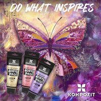 Kompozit ACRYL PRO Metallic Acrylic Paint Set, 15 x 75 ml, image 7